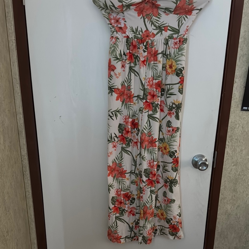 Floral Maxi Jumpsuit